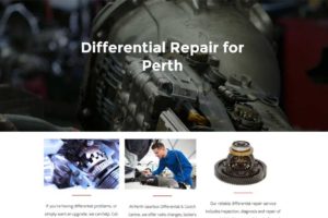 Perthgearbox Car Servicing Website Design 2