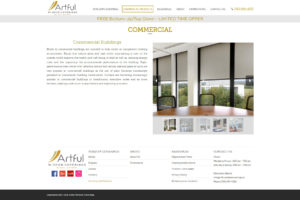 Commercial Window Covering Website Design5