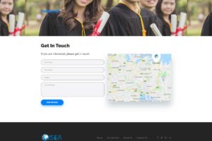 International Student Education Website Design 3