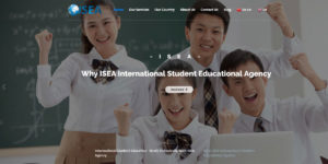 International Student Education Website Design 1