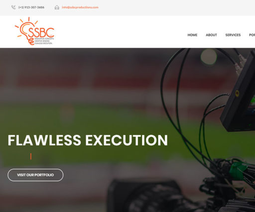 SSBC LLC Event Organizer Website Design 6