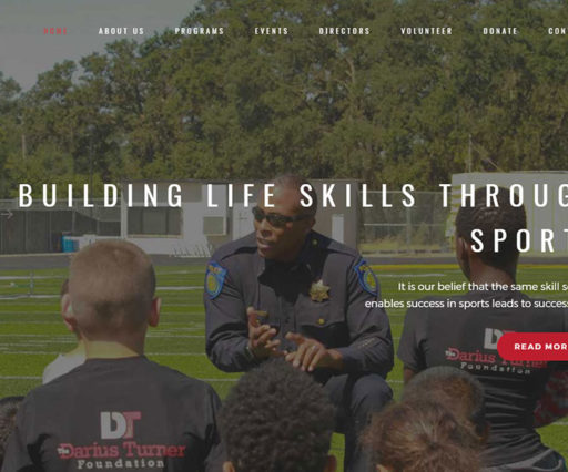 Non-Profit Organization Website Design 4