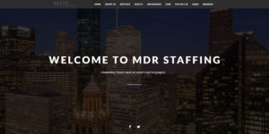 MDR Staffing Website Design 1