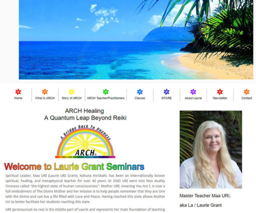 Arch Healing Spiritual Leader Website Design1