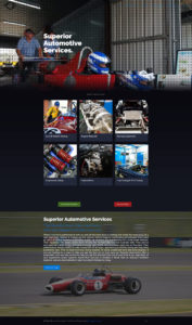 Racing Sports Company Website Design 6