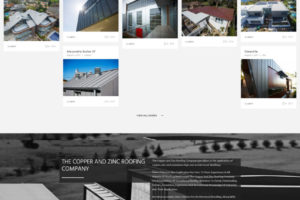 Copper And Zing Roofing Website Design 3