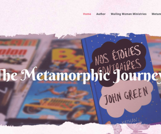 Metaphormic Book Author Website Design 3