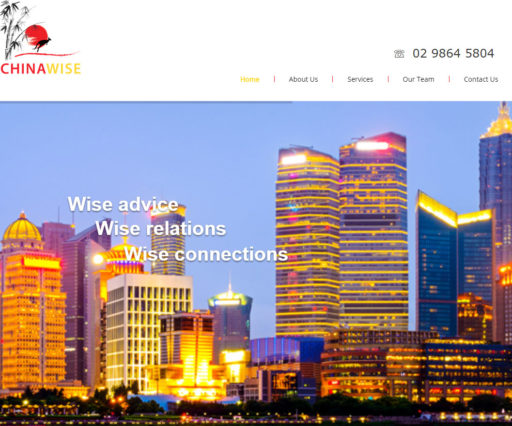 ChinaWise Student Institute Website Design