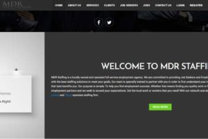 MDR Staffing Website Design 5