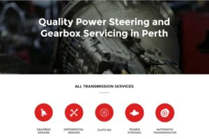 Perthgearbox Car Servicing Website Design 3