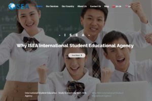 International Student Education Website Design 6