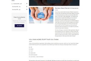 Herbers Health Insurance Company Website Design 5