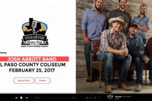 Texas Country Music Festival Website Design1