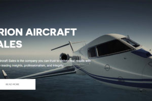 Orion Aircraft Sales Webiste Design 1