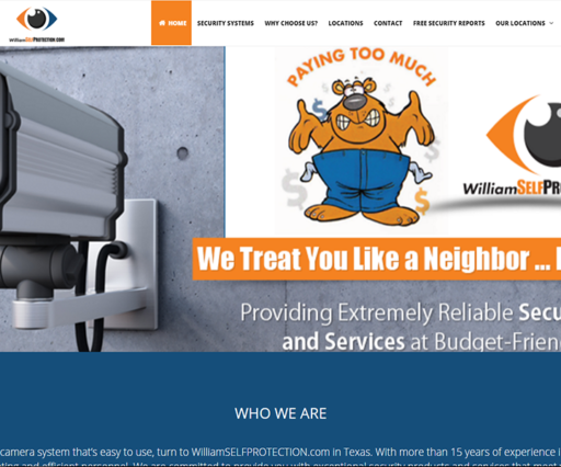 William Self Protection Website Design1