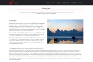Red Carpet – Travel Website Design Portfolio2
