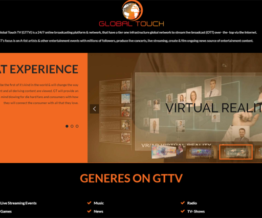 Global Touch Landing page design 3