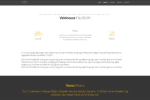 Velo House – Creative Bicyle Company Store Website Design