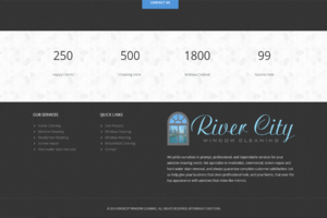 Rivercity Window Cleaning Website Design3