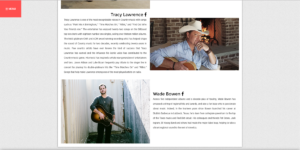Texas Country Music Festival Website Design4