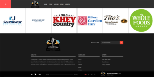 Texas Country Music Festival Website Design5