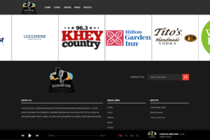 Texas Country Music Festival Website Design5