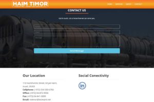 Haim Timor Consulting & Inspection Services Website