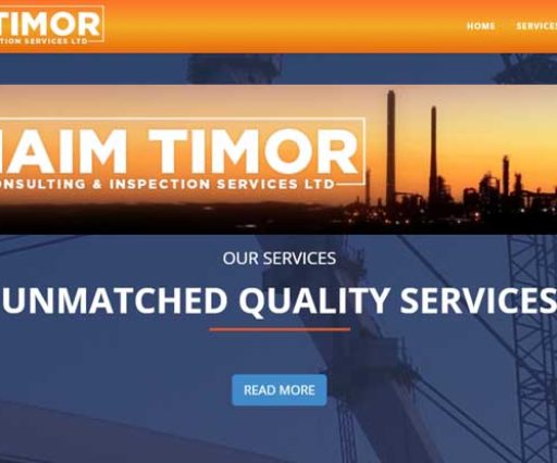 Haim Timor Consulting & Inspection Services Website