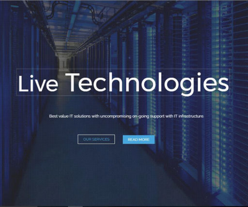Live Technologies Inc Website Design