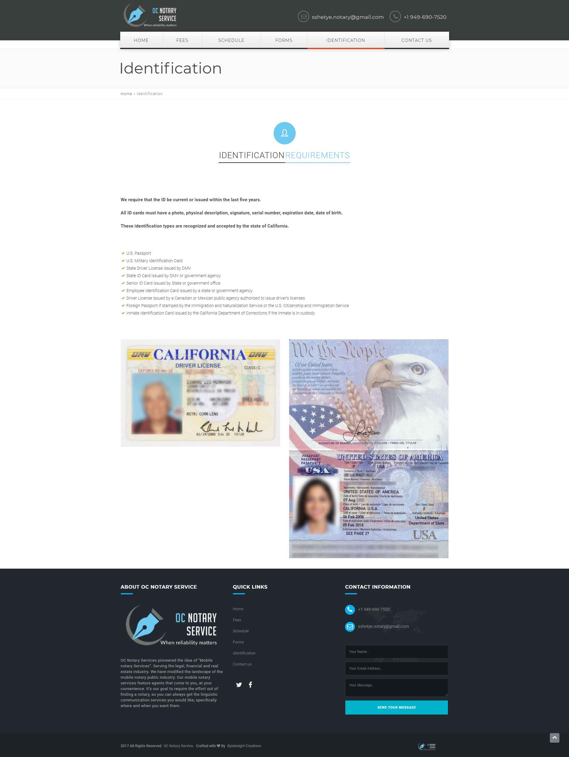 Notary Service Based Web Design and Development