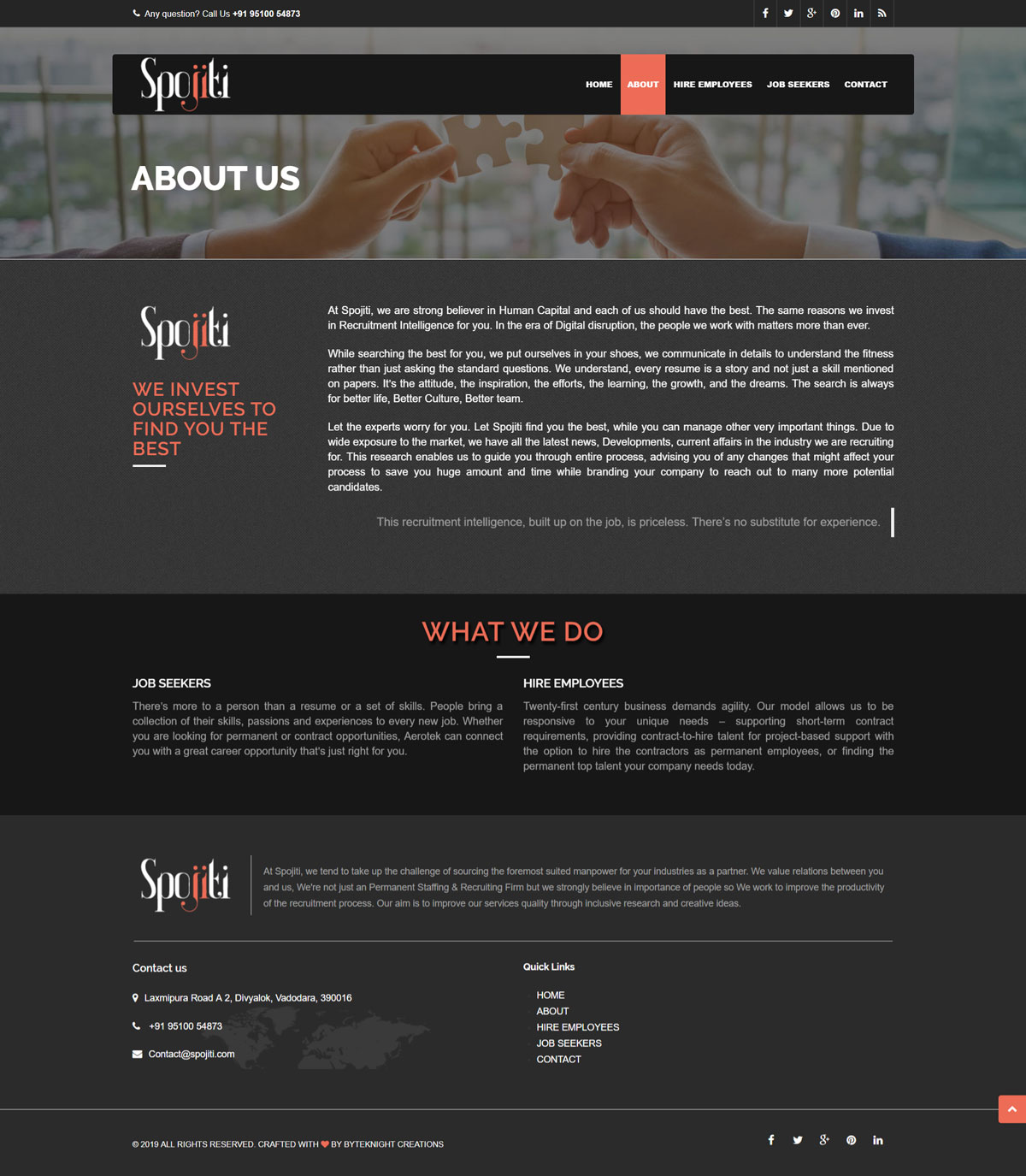 Spojiti – IT Recruitment Website Design And Development