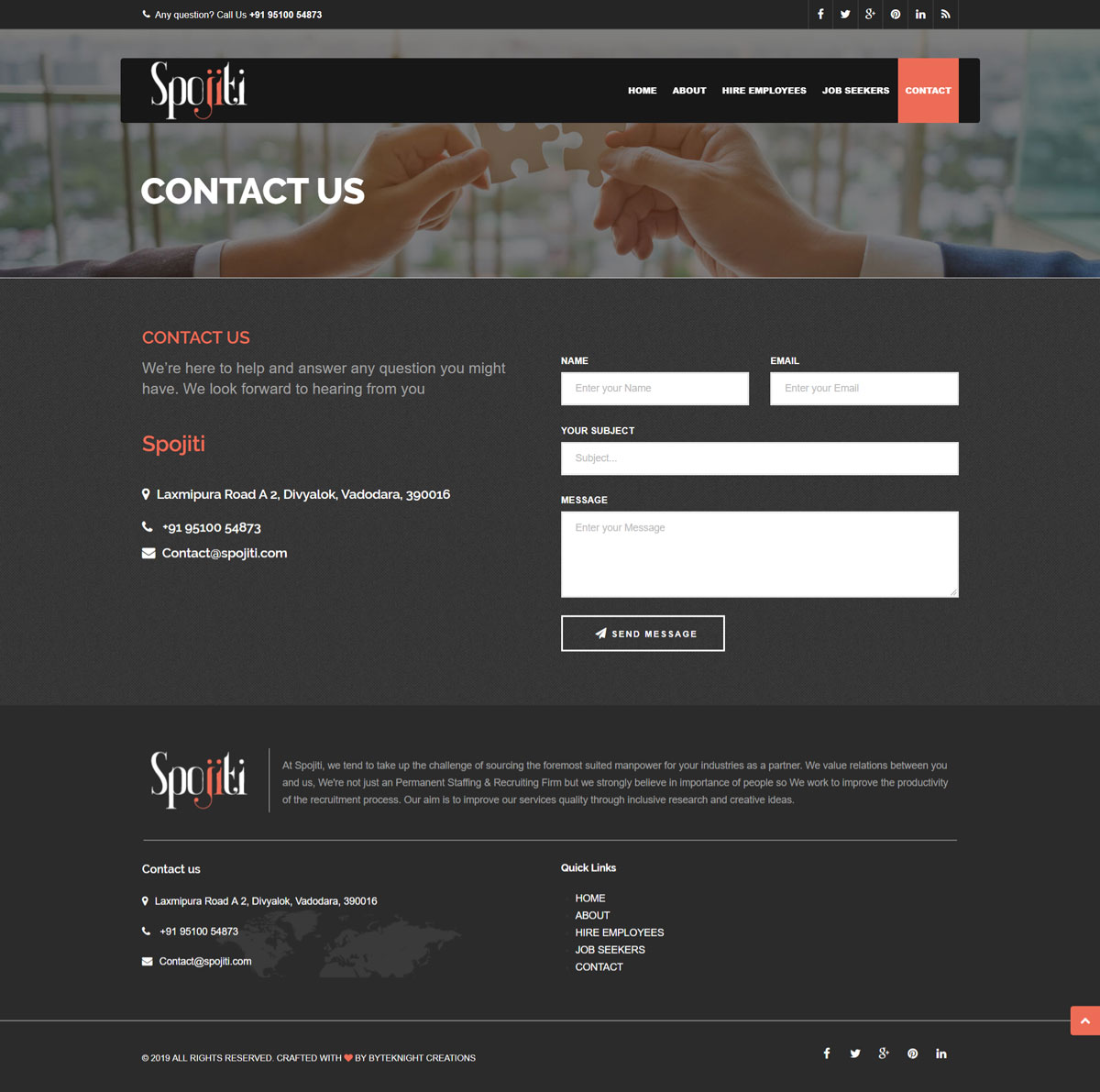 Spojiti – IT Recruitment Website Design And Development