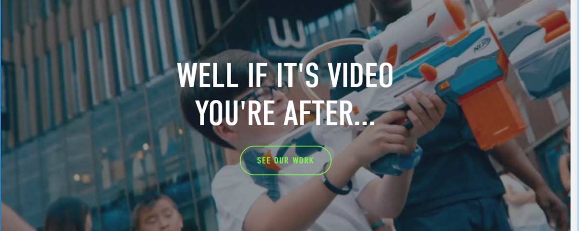 TIZA Video Agency Website Design