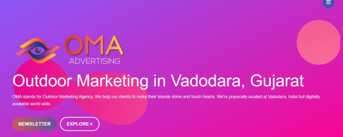 Outdoor Marketing Agency Vadodara One-page Website Design