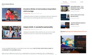 Motivational website design development SC2